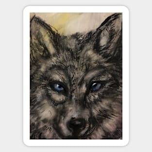 Young Wolf Sticker